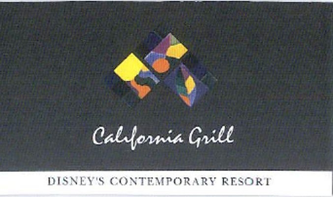 California Grill Business Card